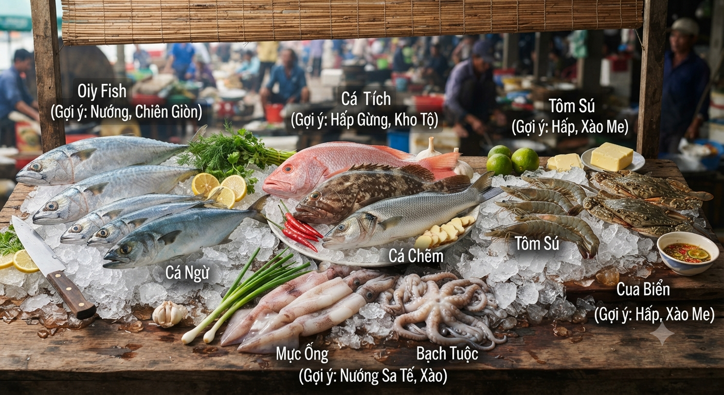 Các nhóm cá biển đặc trưng và gợi ý chế biến
